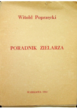 Poradnik Zielarza