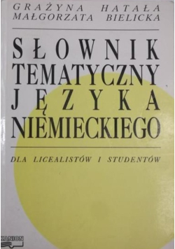 Słownik tematyczny języka niemieckiego