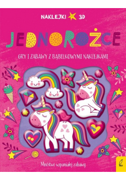 Wypukłe naklejki Jednorożce