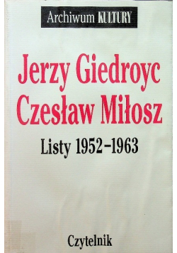 Listy 1952 do 1963