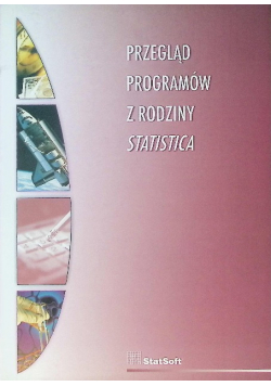 Przegląd programów z rodziny statistica