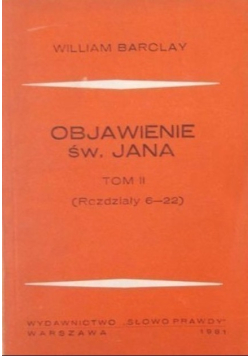 Objawienie Św Jana Tom II