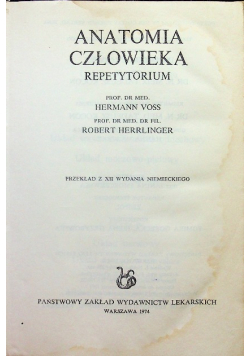 Anatomia człowieka repetytorium
