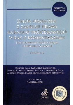 Zbiór orzeczeń z zakresu prawa karnego procesowego wraz z komentarzem