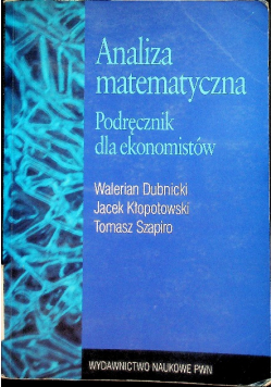 Analiza matematyczna