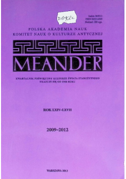 Meander 2009-2012 Nr 64 do 68 / 12