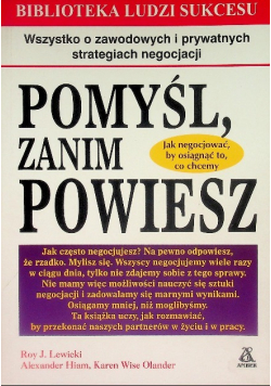 Pomyśl zanim powiesz