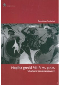Hoplita grecki VII  V w p.n. e.