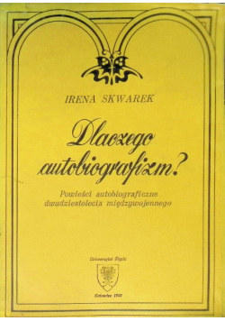 Dlaczego autobiografizm?