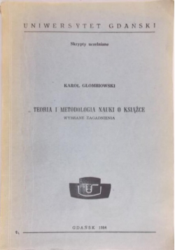Teoria i metodologia nauki o książce