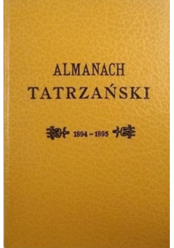 Almanach tatrzański pod kierunkiem literackim Ewana