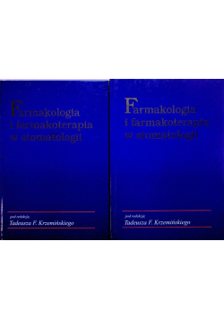 Farmakologia i farmakoterapia w stomatologii Tom 1 i 2