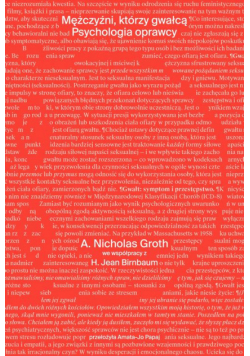 Mężczyźni, którzy gwałcą. Psychologia oprawcy