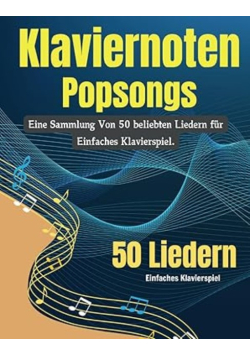 Klaviernoten Popsongs