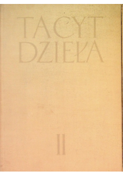 Tacyt dzieła II