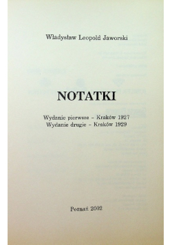 Notatki