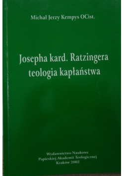 Josepha kard Ratzingera teologia kapłaństwa