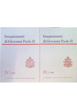Insegnamenti di giovanni paolo II Tom IV Część 1 i 2