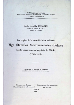 Aux origines de la hierarchie latine on Russie