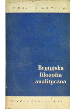 Brytyjska filozofia analityczna