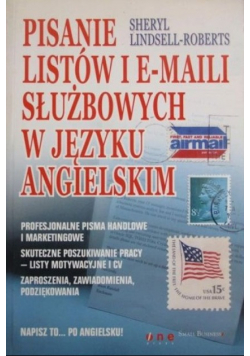 Pisanie listów i e maili służbowych w języku angielskim