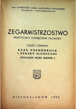Zegarmistrzostwo 1950 r.