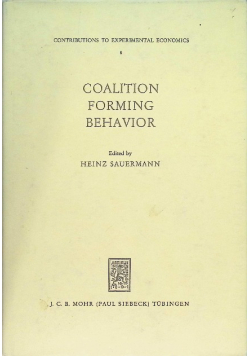 Coalition forming behavior