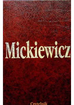 Mickiewicz Dzieła Tom I Wiersze