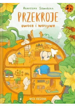 Przekroje owoce i warzywa