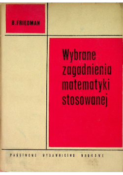 Wybrane zagadnienia matematyki stosowanej