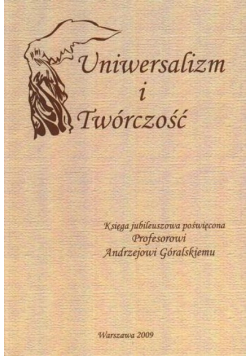 Uniwersalizm i twórczość