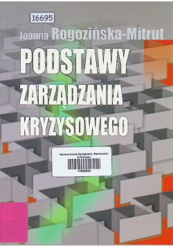 Podstawy zarządzania kryzysowego