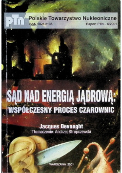 Sąd nad energią jądrową Współczesny proces czarownic