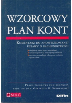 Wzorcowy plan kont