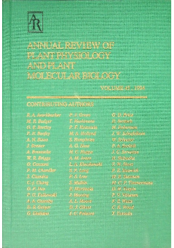 Annual Review of Plant Physiology and Plant Molecular Biology: 1994 - Volume 45