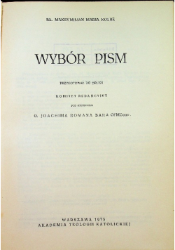 Wybór pism