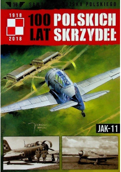 100 lat polskich skrzydeł  JAK 11 Tom 59