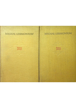 Lermontow Wybór poezji Tom 1 i 2