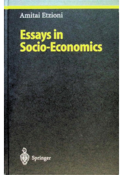 Essays in Socio-Economics