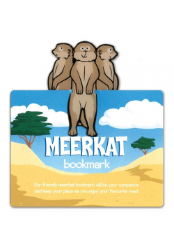 Zwierzęca zakładka do książki Meerkat - Surykatka