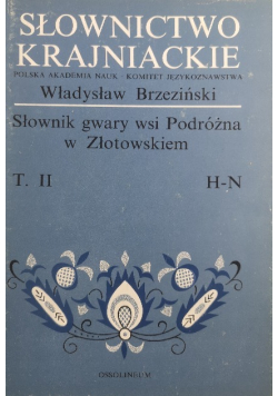 Słownictwo Krajniackie Tom II