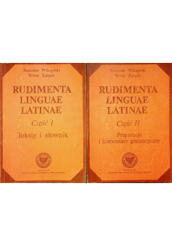 Rudimenta Linguae Latinae Tom 1 i 2