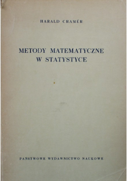 Metody matematyczne w statystyce