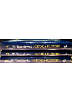 Historia filozofii Tom od 1 do 3