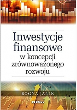 Inwestycje finansowe w koncepcji zrównoważonego rozwoju