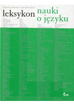 Leksykon nauki o języku