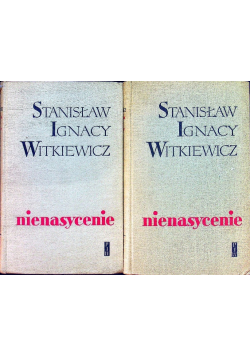 Nienasycenie Tom 1 i 2