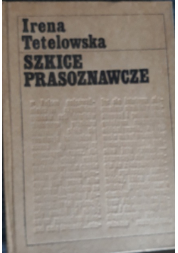 Szkice prasoznawcze