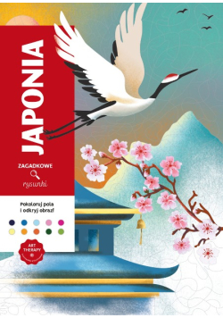 Japonia. Zagadkowe Rysunki. Kolorowanka Antystresowa.