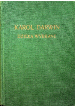 Darwin Dzieła wybrane Tom VII
